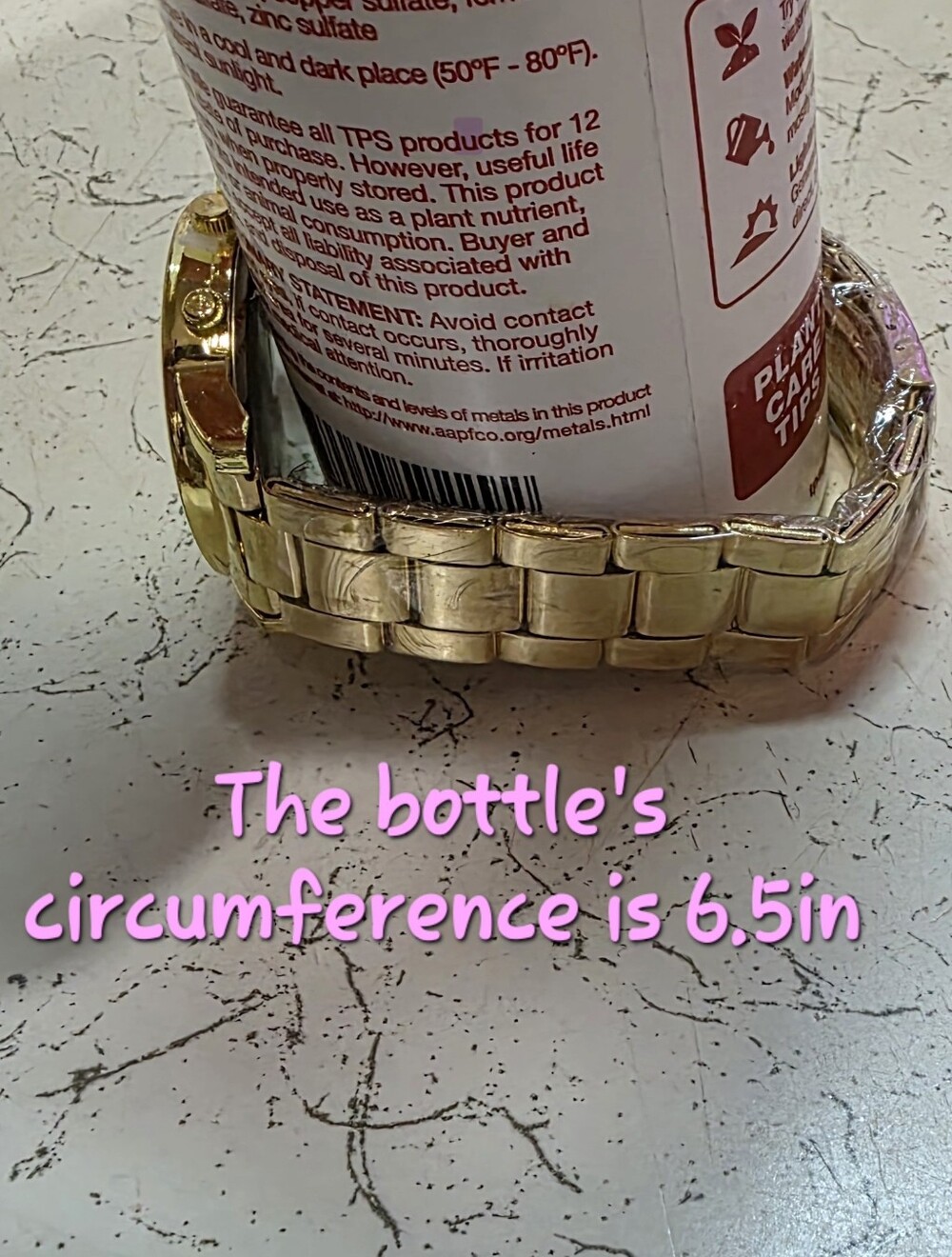 Gold Tone Crystal Bezel Bracelet Watch - Picture 7 of 7